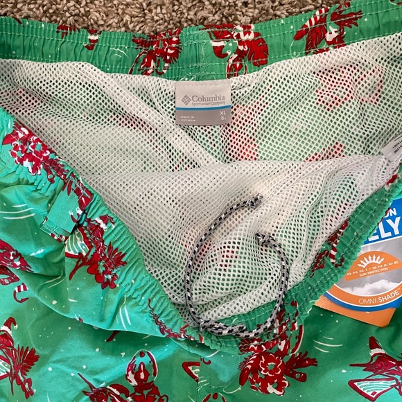 NEW Men's Columbia Green Super Backcast Water Shorts - Picture 4 of 4